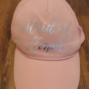 Maid of Honor Pink Adjustable Hat